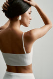 SICILIA bandeau top, white