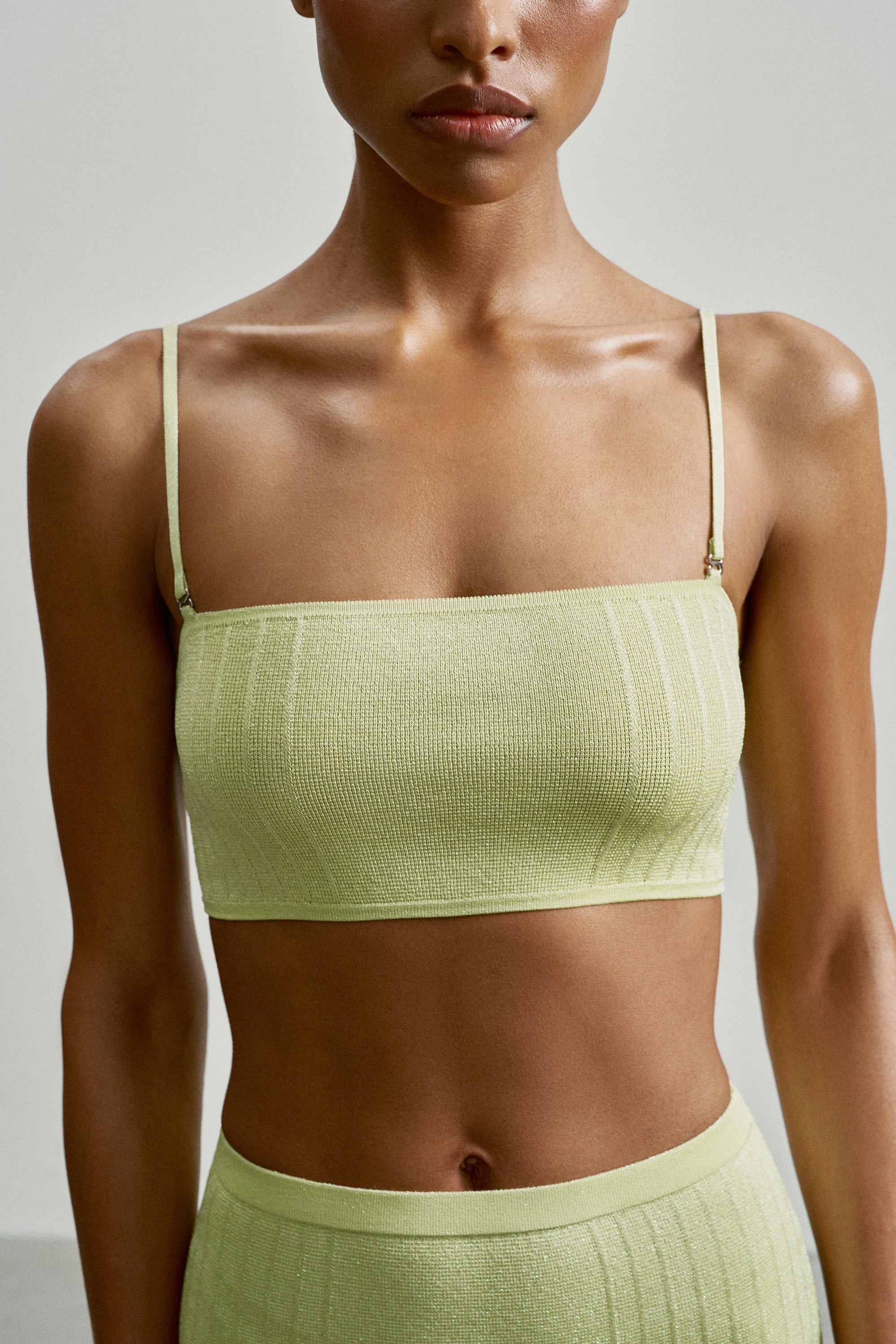 SICILIA bandeau top, lime