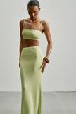 SICILIA bandeau top, lime