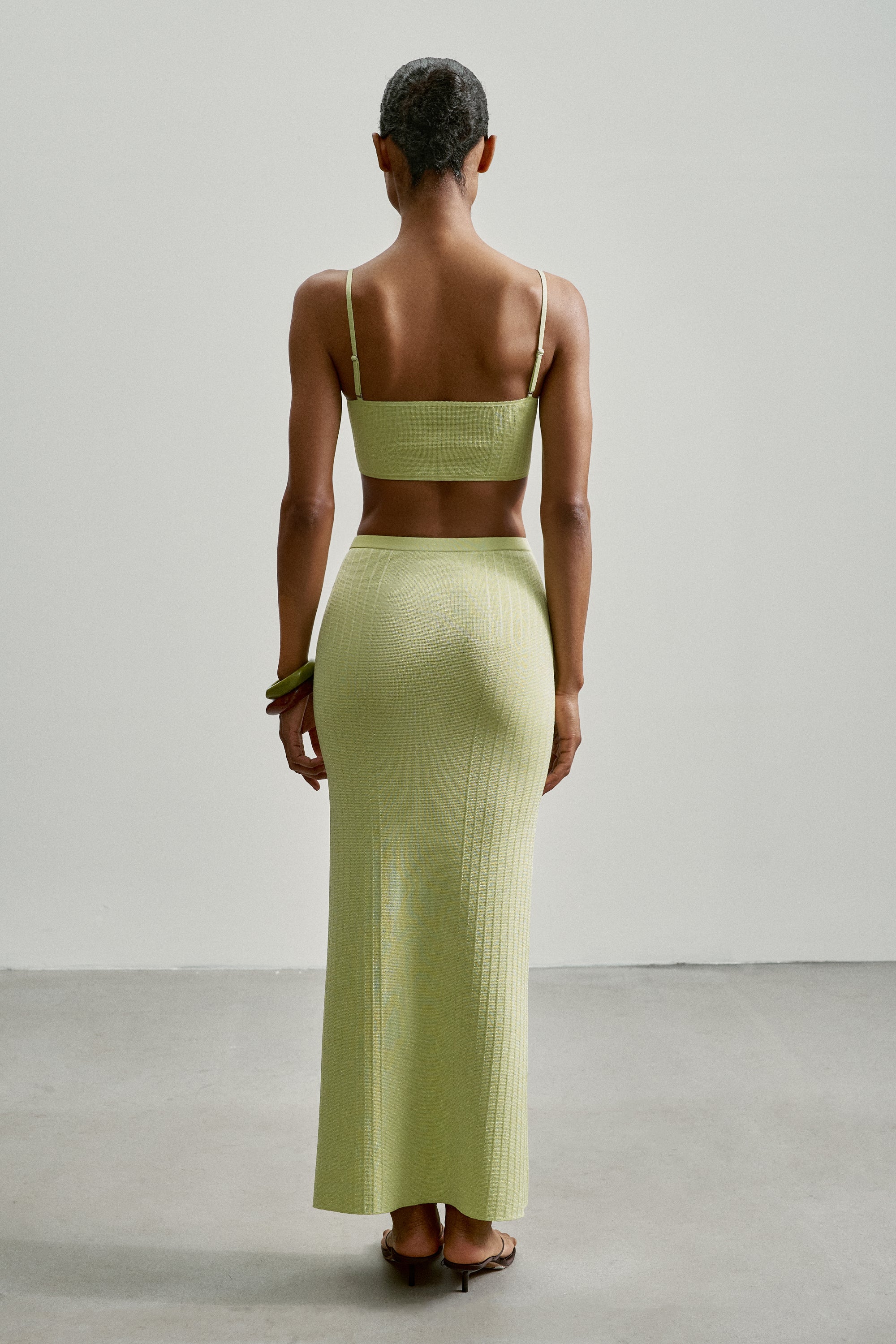 SICILIA bandeau top, lime