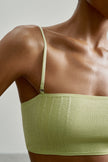 SICILIA bandeau top, lime