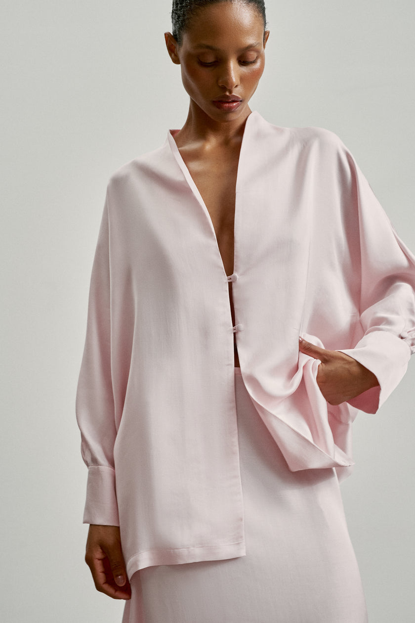 TAMUNA kimono shirt, pink