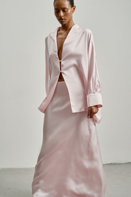 TAMUNA kimono shirt, pink