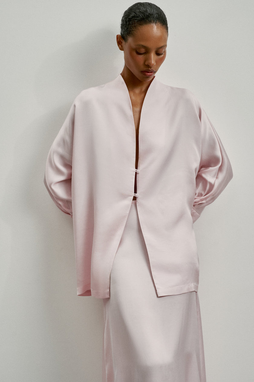TAMUNA kimono shirt, pink