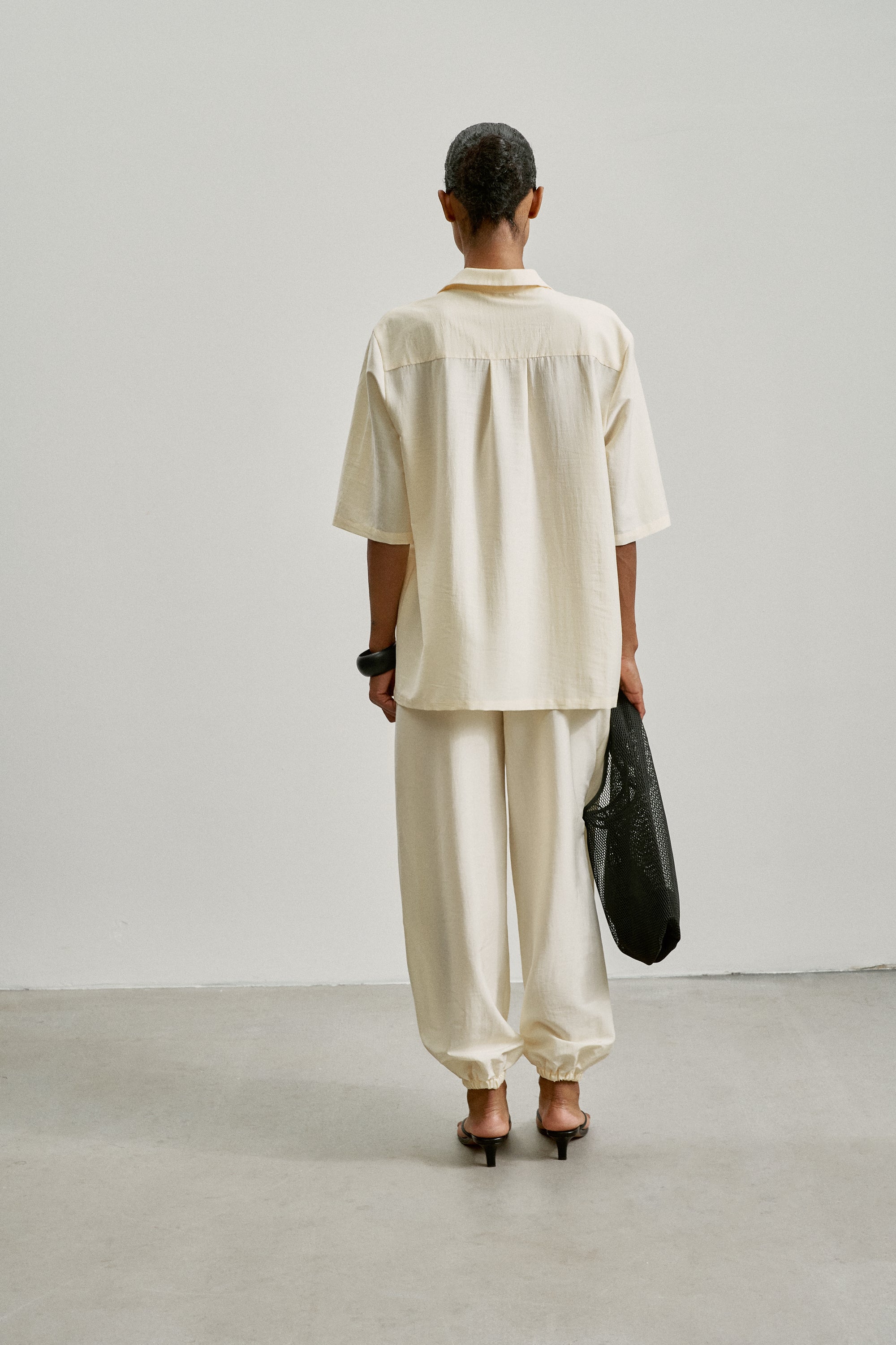 JOORY short sleeve shirt, vanilla