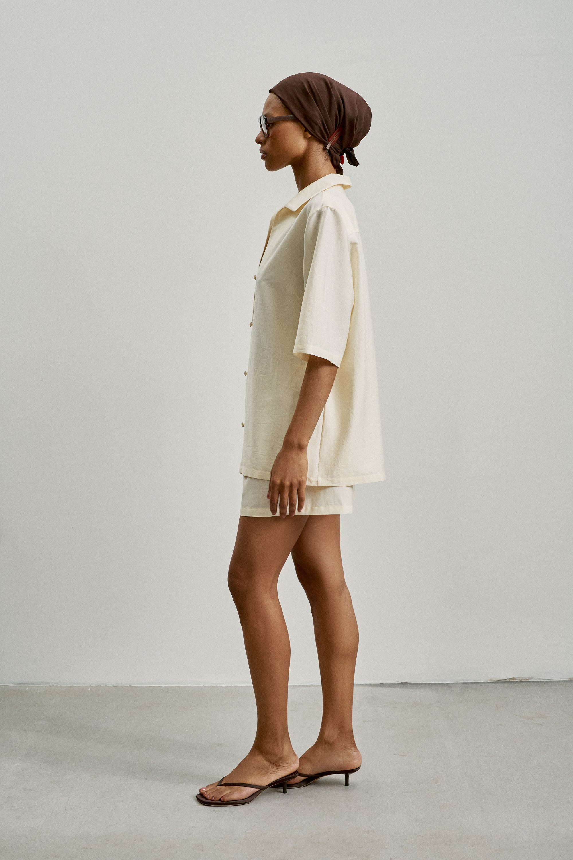 JOORY short sleeve shirt, vanilla