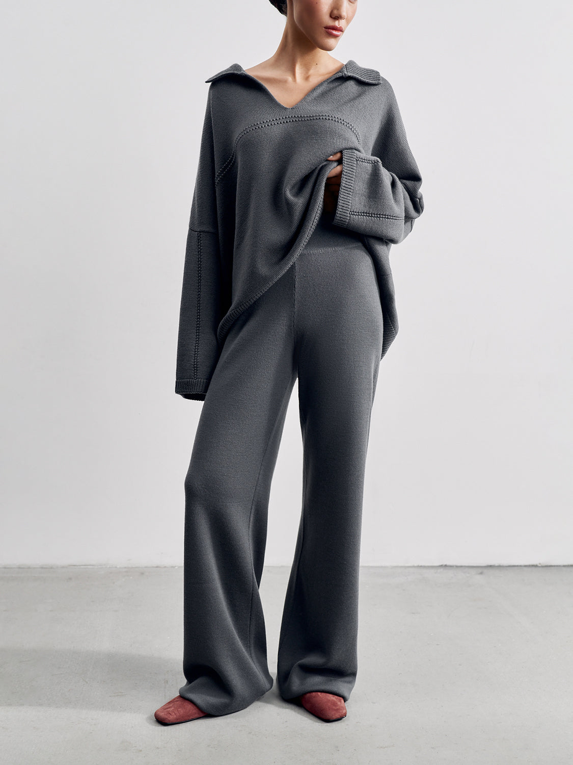 ANDREA pants, graphite