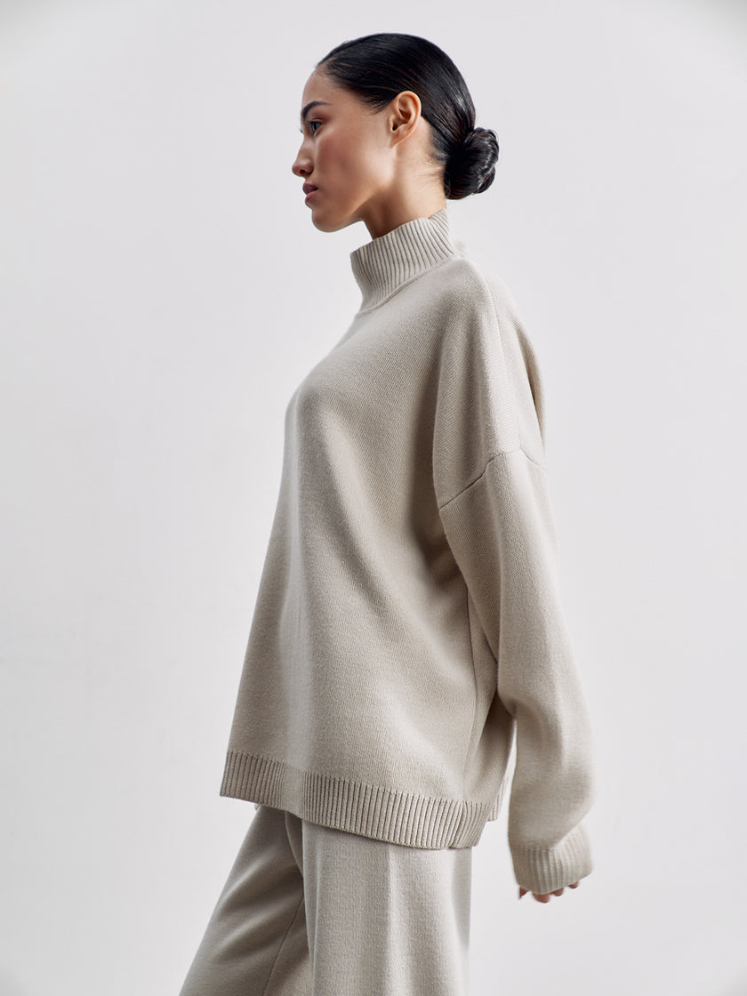 WEEKEND sweater, pearl
