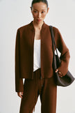 ASHLEY drawstring tapered pants, caramel