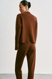 ASHLEY drawstring tapered pants, caramel