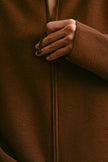 ASHLEY relaxed fit bomber jacket, caramel