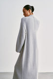 ANGELINA one-button cardigan coat, gray