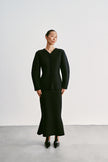 TILDA textured wool jacket, black