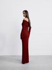 DAVIDA dress, burgundy