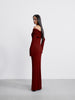 DAVIDA dress, burgundy