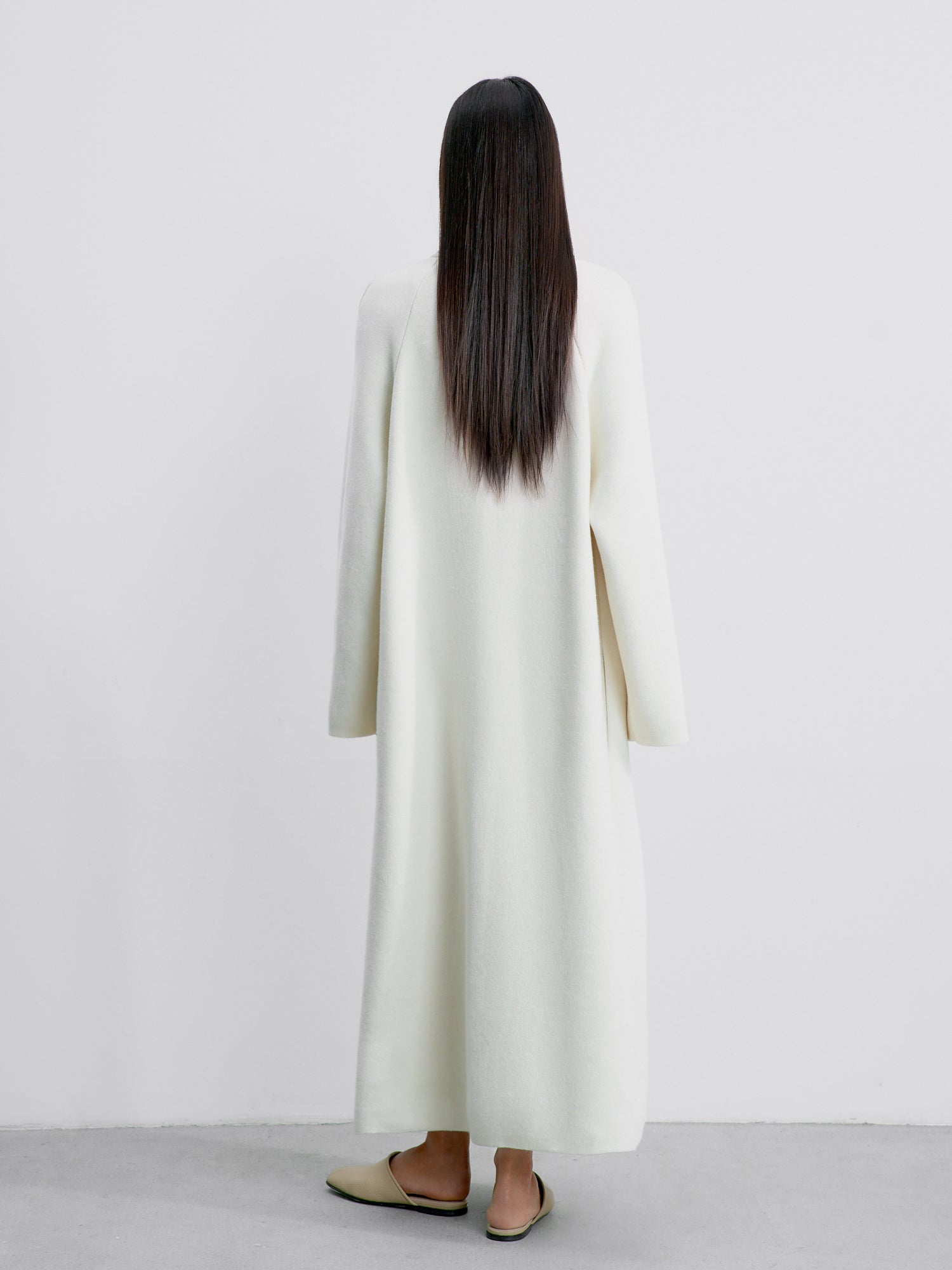 SEVARA cardigan coat, milk