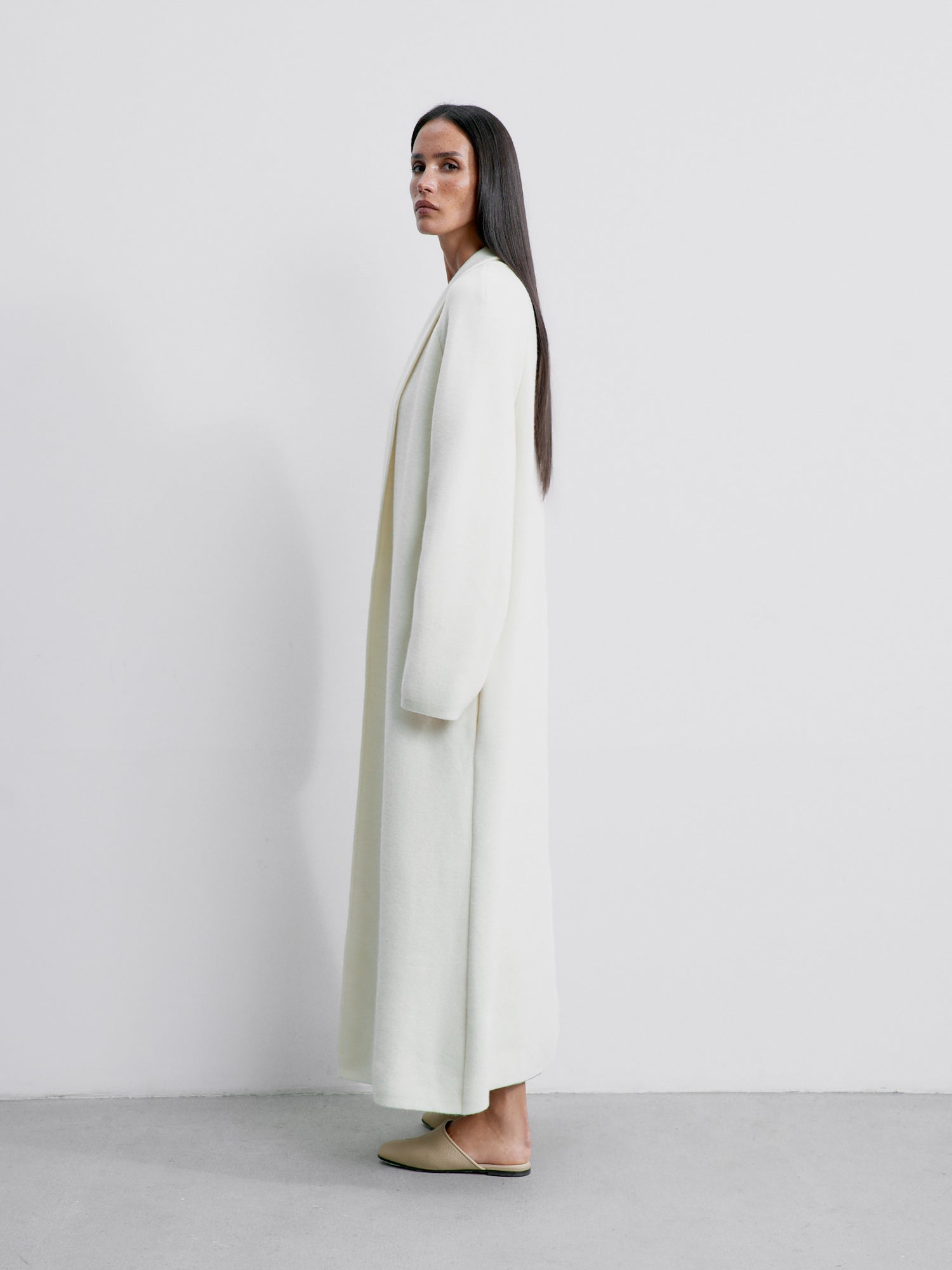 SEVARA cardigan coat, milk