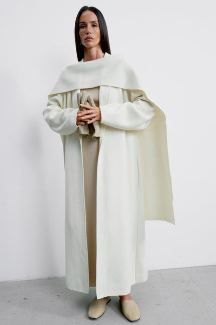 SEVARA cardigan coat, milk