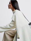 SEVARA cardigan coat, milk