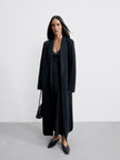 SEVARA cardigan coat, black