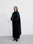 SEVARA cardigan coat, black