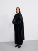 SEVARA cardigan coat, black