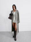 SAHAR cardigan coat, mocha