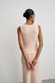 MELANIE top, peach