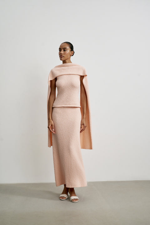 MELANIE scarf, peach