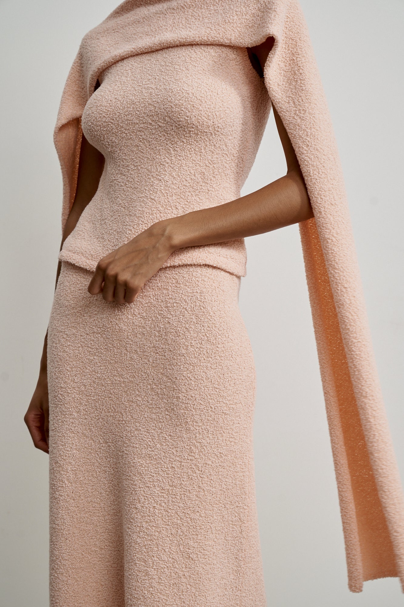 MELANIE scarf, peach
