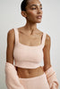 MELANIE crop top, peach