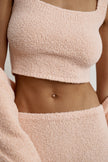 MELANIE crop top, peach