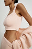MELANIE crop top, peach