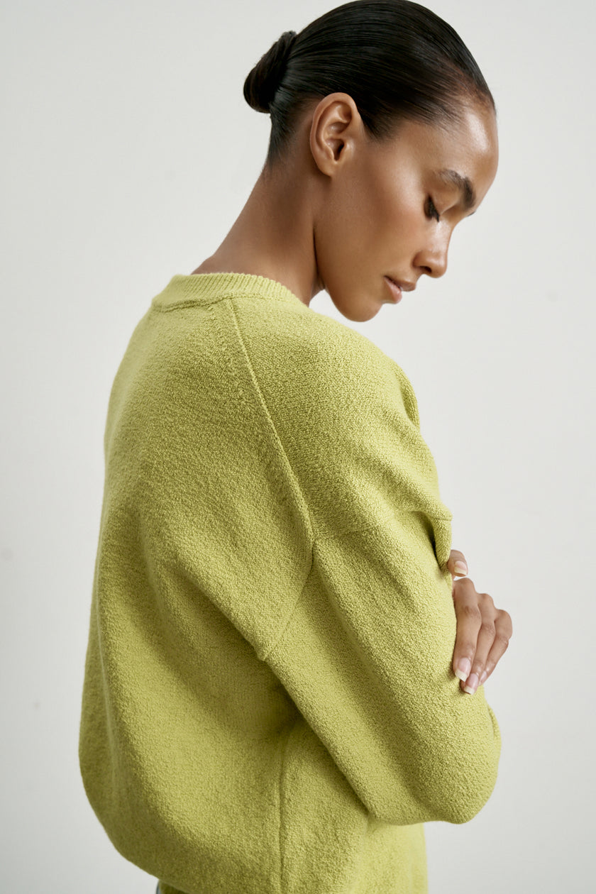 ROMEE cardigan, lime