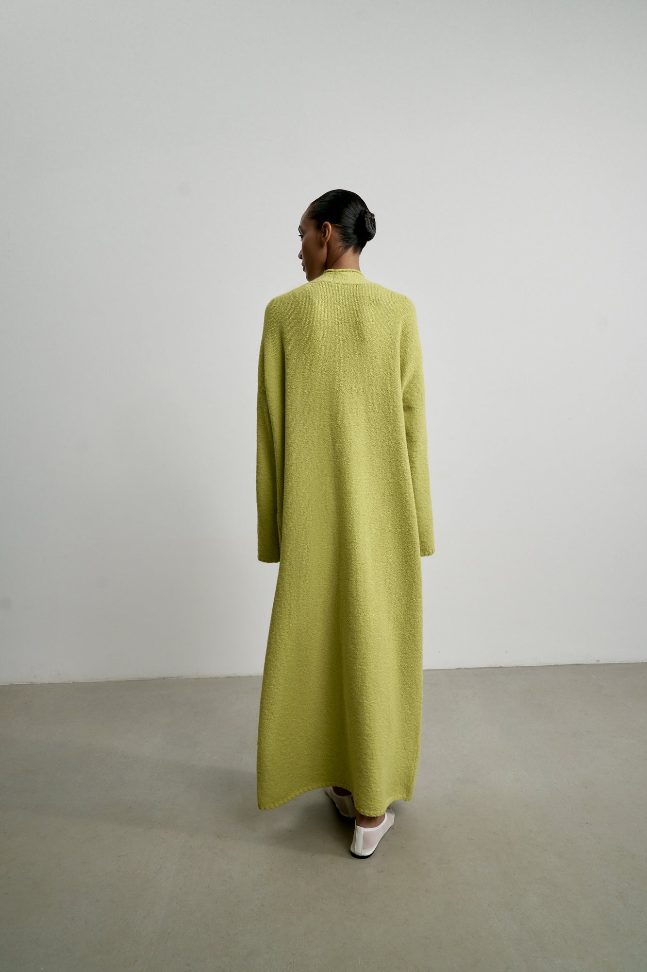 ROMEE cardigan long, lime
