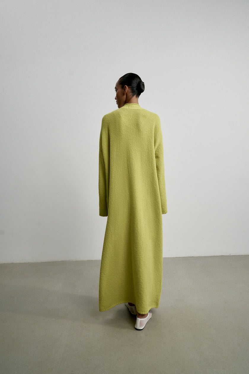 ROMEE cardigan long, lime