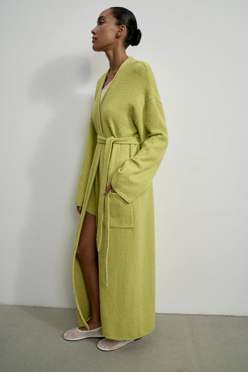 ROMEE cardigan long, lime