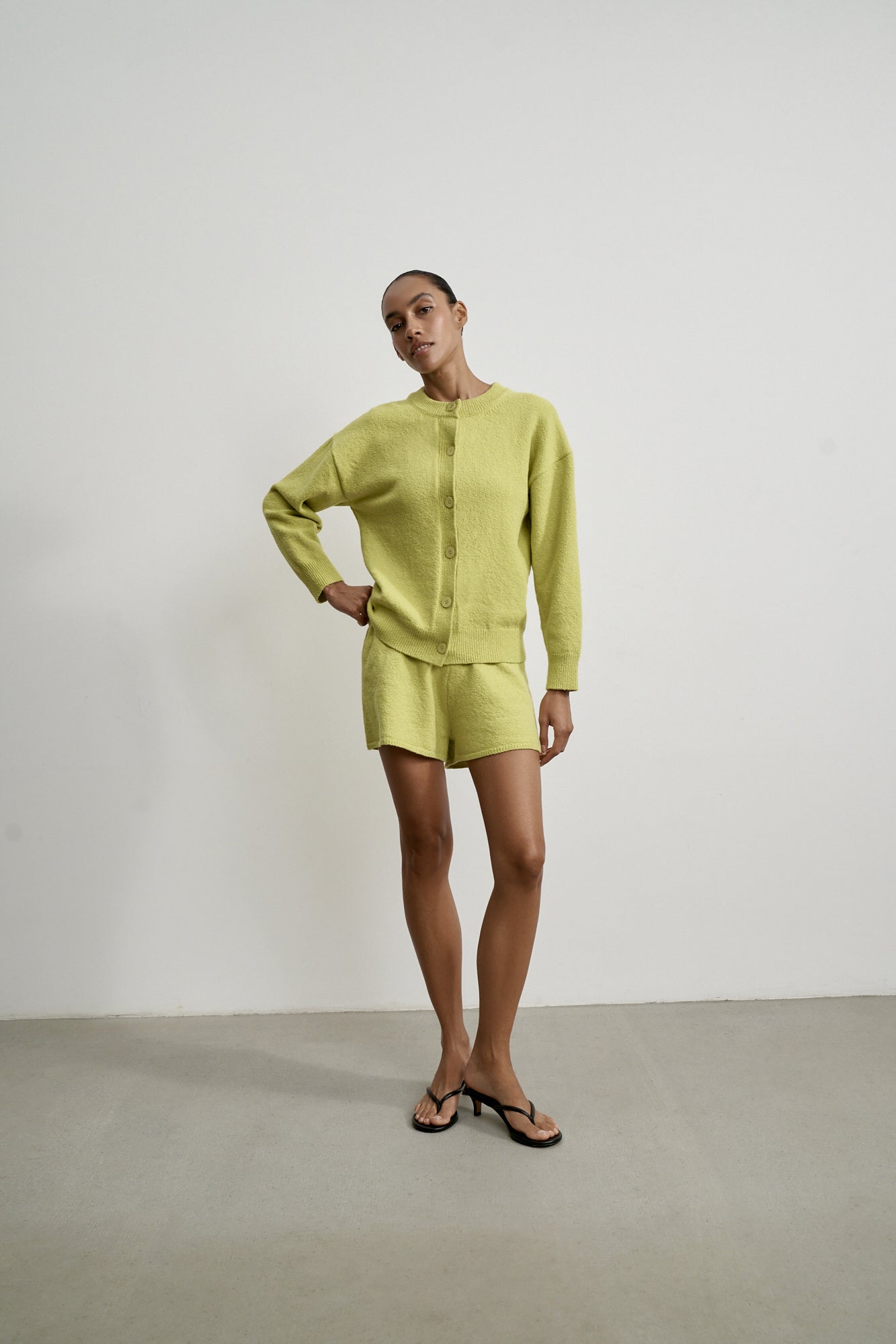 ROMEE cardigan, lime