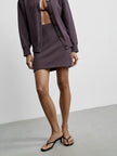 ROMEE mini skirt, ardesia