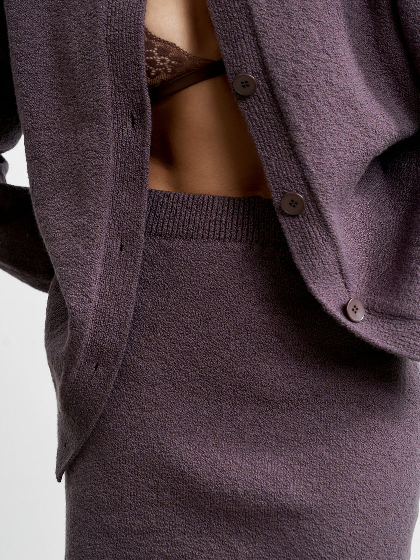 ROMEE mini skirt, ardesia