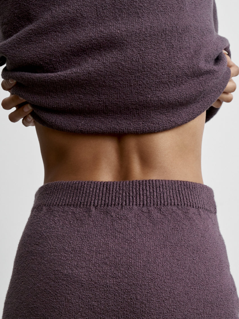 ROMEE mini skirt, ardesia