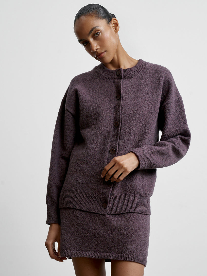 ROMEE cardigan, ardesia