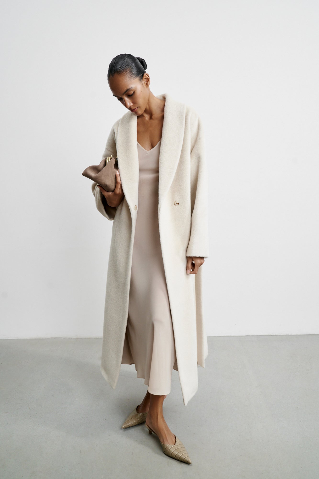 TOSCANA coat, milk