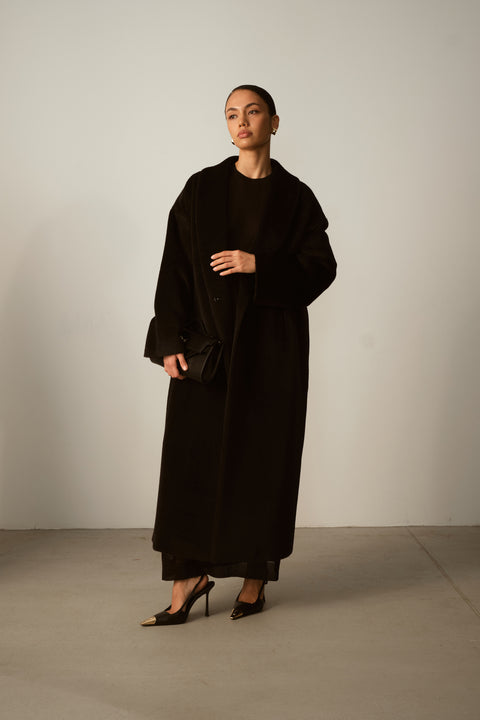 TOSCANA coat, black