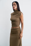 NAOMI blouse, khaki