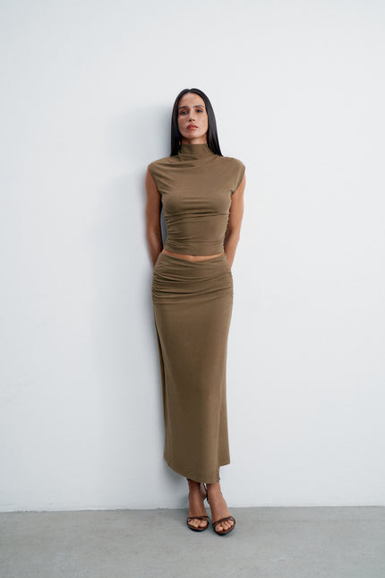 NAOMI blouse, khaki