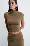NAOMI blouse, khaki