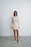 MIA mini skirt, milk