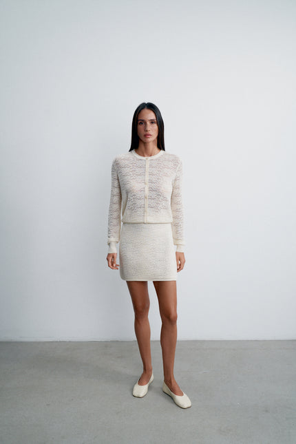 MIA mini skirt, milk