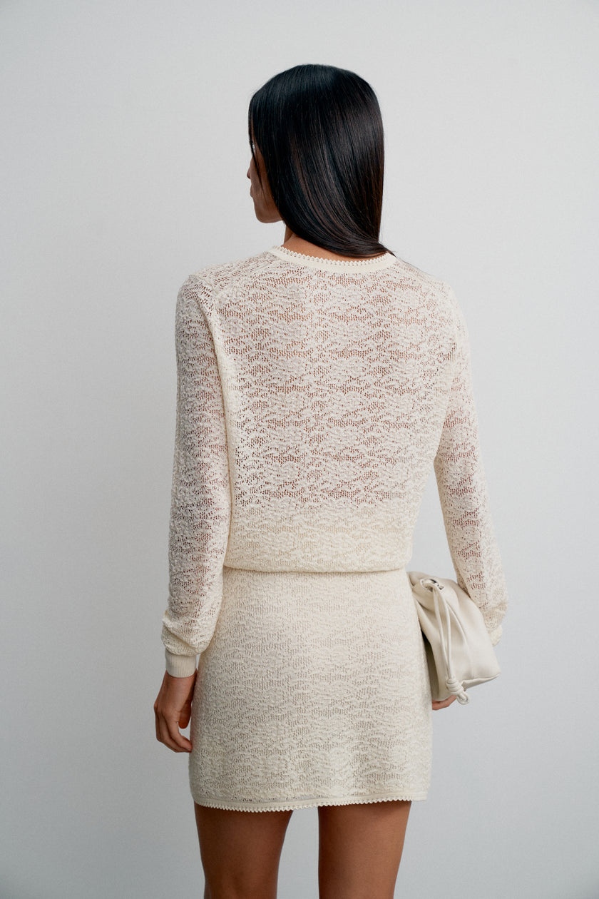 MIA mini skirt, milk